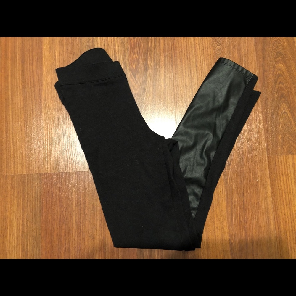 H&M black leggings, 10-11yr old, worn twice